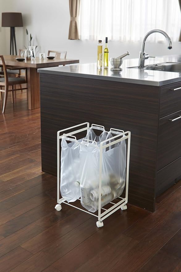 Amazon.co.jp: Separation Dust Wagon, 2 Sections, White, Approx. W